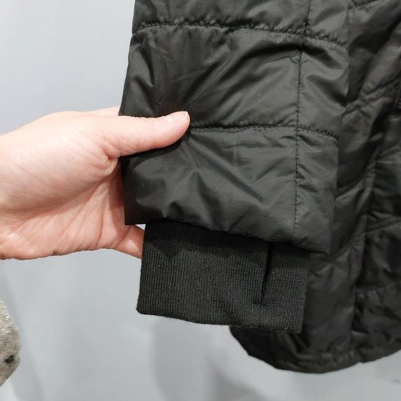 Zella Longline Quilted Recycled Jacket in Black Small - Picture 4 of 9